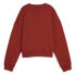 Фото #4 товара Puma Downtown Re:Collection Oversized Crew Neck Sweatshirt Womens Red 62678563