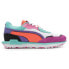 Puma City Rider Hypnotize Lace Up Womens Multi Sneakers Casual Shoes 38712001 6.5 - фото #1