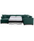 Фото #4 товара Elliot II 138" Fabric 3-Piece Chaise Sleeper Sectional, Created for Macy's