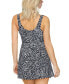 Women's Printed Twist-Front Swimdress, Created for Macy's