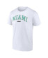 Фото #3 товара Men's White Formula 1 Miami Grand Prix T-shirt