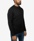 Фото #3 товара Men's Ribbed Mock Neck Quarter-Zip Sweater