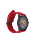 Фото #2 товара Часы и аксессуары Ed Hardy женские кварцевые матовые наручные часы с красным силиконовым ремешком 40 мм