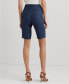 Фото #2 товара Women's Linen High-Rise Shorts