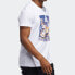 Фото #5 товара Футболка мужская Adidas футболка T GE1057 двойная полоса белая