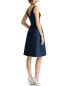 Фото #2 товара Alfred Sung V-Neck Pleated Skirt Cocktail Dress Women's 4