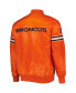 ფოტო #4 პროდუქტის Men's Orange Denver Broncos The Pick and Roll Full-Snap Jacket