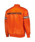 Men's Orange Denver Broncos The Pick and Roll Full-Snap Jacket