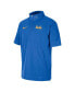 Фото #2 товара Men's Blue UCLA Bruins Coaches Quarter-Zip Short Sleeve Jacket