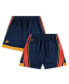 ფოტო #2 პროდუქტის Men's Navy Golden State Warriors Big and Tall Hardwood Classics Team Swingman Shorts