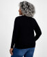 Plus Size Cotton Cable-Knit V-Neck Sweater, Created for Macy's