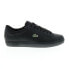 Фото #1 товара Lacoste Powercourt 1121 1 SMA Mens Black Leather Lifestyle Sneakers Shoes