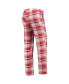 Women's Red, Black Tampa Bay Buccaneers Accolade Flannel Pants