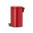 Фото #7 товара Brabantia 112003 - 12 L - Round - Red - Plastic - Pedal - 25.1 cm