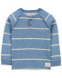 Фото #1 товара Toddler Striped Henley Tee 2T