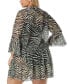 Women's Printed Enchant Tiered Swim Dress Cover-Up