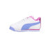 Фото #3 товара Puma Roma Glitz Glam Slip On Toddler Girls Purple, White Sneakers Casual Shoes