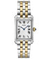 ფოტო #1 პროდუქტის Women's Essentials Two-Tone Stainless Steel Bracelet Watch 22mm