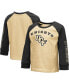 Toddler Boys and Girls Heathered Gold, Heathered Charcoal UCF Knights Two-Hit Raglan Long Sleeve T-shirt