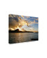Фото #2 товара American School Bora Bora Sunset Canvas Art - 37" x 49"
