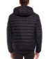 Men's Light Weight Quilted Hooded Puffer Jacket Coat