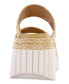 Фото #3 товара Women's Zayla Raffia Wedge Slide Sandals