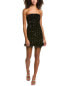 Фото #1 товара 70/21 Velour Sequin Cocktail Dress Women's Black M