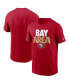 Фото #1 товара Men's Scarlet San Francisco 49ers Hometown Collection Bay Area T-shirt