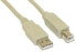 Фото #1 товара InLine USB 2.0 Cable Type A male / B male beige 5m