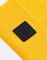 The North Face Explore ribbed beanie in yellow