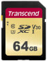 Фото #1 товара Transcend SD Card SDXC 500S 64GB - 64 GB - SDXC - Class 10 - UHS-I - 95 MB/s - 50 MB/s