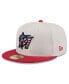 Фото #3 товара Men's Red Miami Marlins 2024 Fourth of July 59FIFTY Fitted Hat