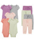 Фото #1 товара Baby 9-Piece Bodysuits & Joggers Set 6M