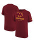 Big Boys Burgundy Washington Commanders Sideline Legend Performance T-shirt