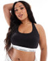 Фото #1 товара Calvin Klein Plus Size modern cotton bralette in black