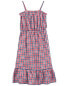 Фото #1 товара Kid Plaid Maxi Dress 7