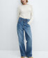Фото #2 товара Women's Double-Waist Straight Jeans