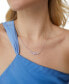 ფოტო #4 პროდუქტის Rhodium-Plated Cubic Zirconia Statement Necklace, 16" + 2" extender, Created for Macy's