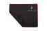 Фото #8 товара Verbatim SureFire Silent Flight 320 - Black - Red - Monochromatic - Fiber - Polyester - Rubber - Non-slip base - Gaming mouse pad