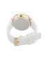 ფოტო #3 პროდუქტის Women's Quartz Matte White Silicone Strap Analog Watch 36mm