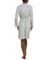 Фото #2 товара Barefoot Dreams Malibu Collection Soft Jersey Short Robe Women's Grey M