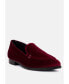 Фото #1 товара LUXE-LAP Womens Velvet Handcrafted Loafers