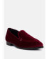 ფოტო #1 პროდუქტის LUXE-LAP Womens Velvet Handcrafted Loafers