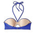 Фото #6 товара Women's Lightly Lined Ribbed Halter Bikini Top - Shade & Shore Blue 32B