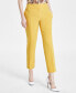 Petite Fly-Front Slim-Leg Trousers