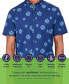 ფოტო #4 პროდუქტის Men's Regular Fit Non-Iron Performance Stretch Floral Check Print Button-Down Shirt