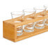 Фото #9 товара Schnapsbrett aus Bambus mit 6 Gläsern