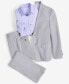 ფოტო #3 პროდუქტის Big Boys Slim-Fit Infinite Stretch Machine Washable Suit Pants