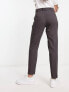 Mango straight leg formal trousers in grey