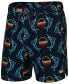 ფოტო #1 პროდუქტის Men's Oh Buoy 2N1 Sunset Crest Printed Volley 5" Swim Shorts